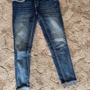 Rock Revival Dark Blue Skinny Jeans